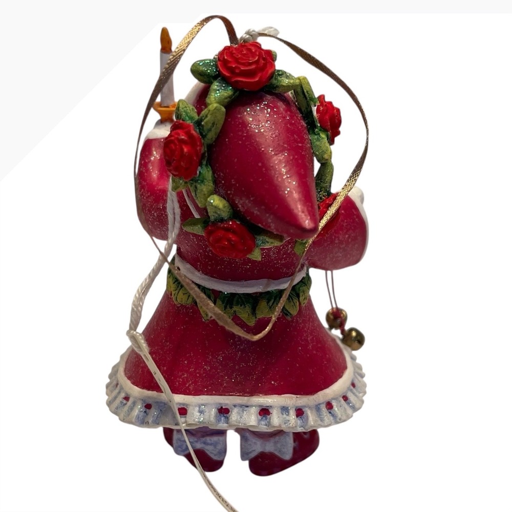 New Mackenzie Childs Patience Brewster Dash Away Donna's Elf Ornament Handmade - Picture 4 of 11